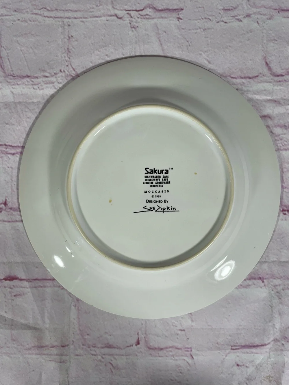 Vintage Sakura Moccasin Sue Zipkin Southwestern Stoneware Salad Plate Set of 2